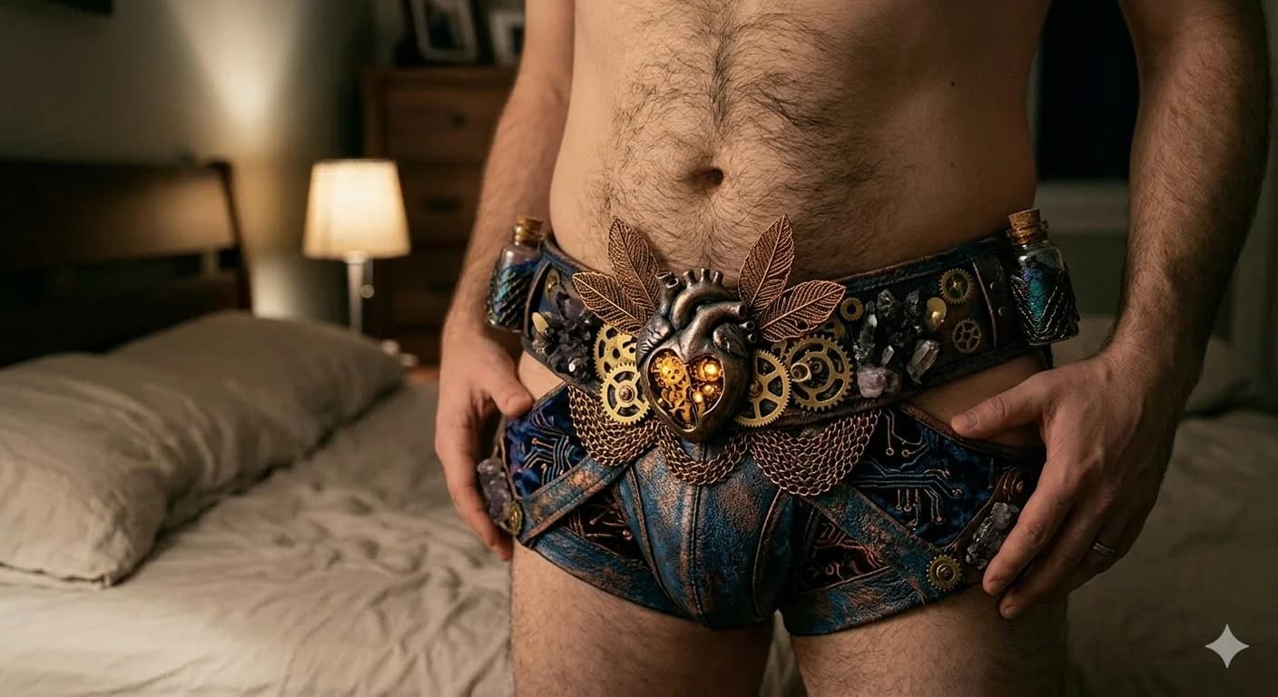 Cueca sexy para a noite de núpcia