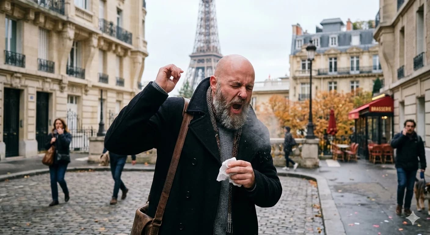Espirro em paris